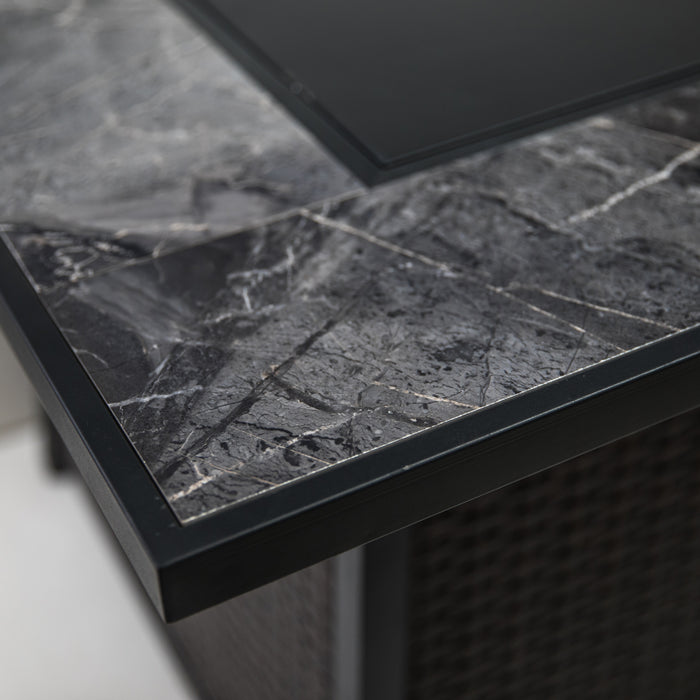 Deko Living Gas Outdoor Firepit Table 