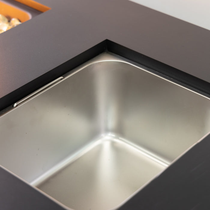 Deko Living Outdoor Propane Fire Table with Ice Bucket 