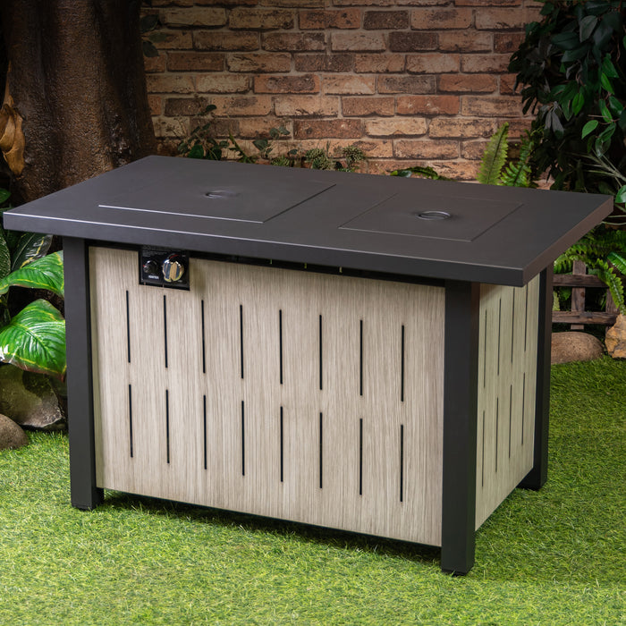 Deko Living Outdoor Propane Fire Table with Ice Bucket 