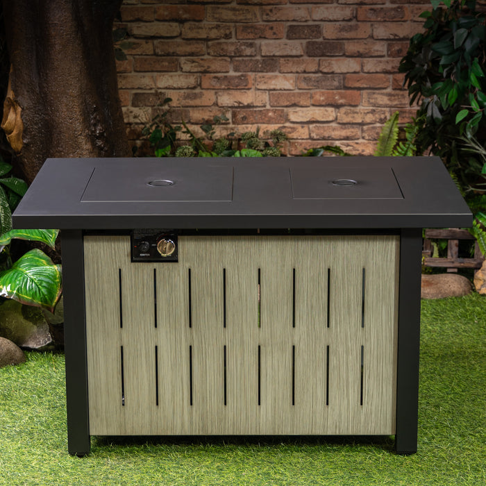 Deko Living Outdoor Propane Fire Table with Ice Bucket 