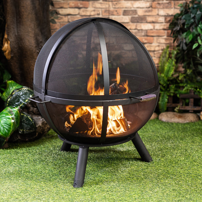 Deko Living Wood Burner Sphere Fire Pit