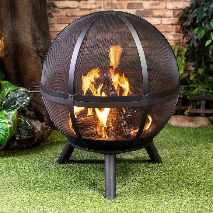 Deko Living Wood Burner Sphere Fire Pit