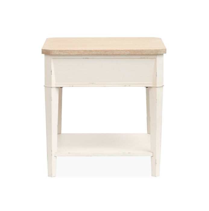 Collins 24\" End Table with Storage - Driftwood