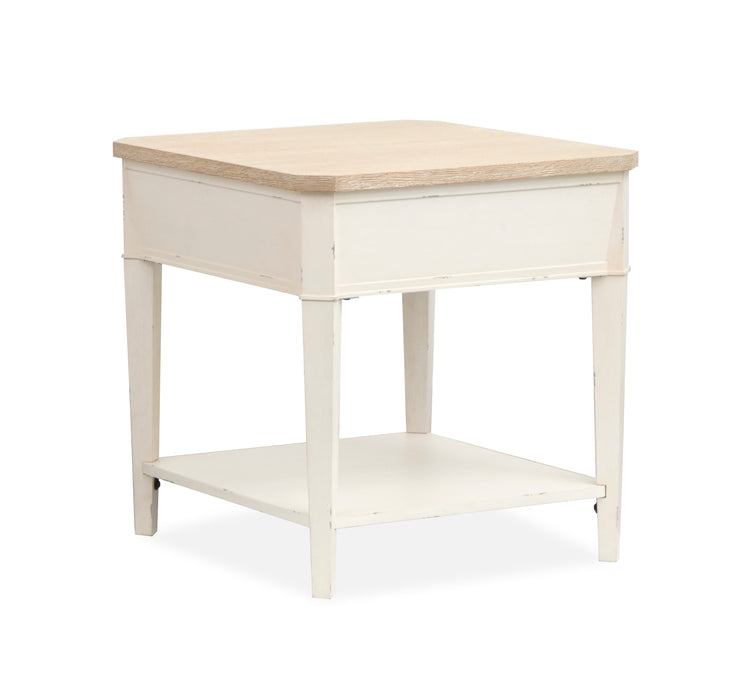 Collins 24\" End Table with Storage - Driftwood
