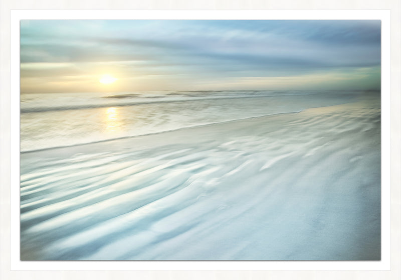 Sea I Framed Artwork Raised Under Glass with Mat - 26\" x 38\"