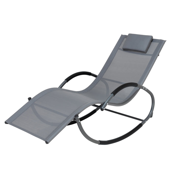 Deko Living Outdoor Rocking Lounge Chair