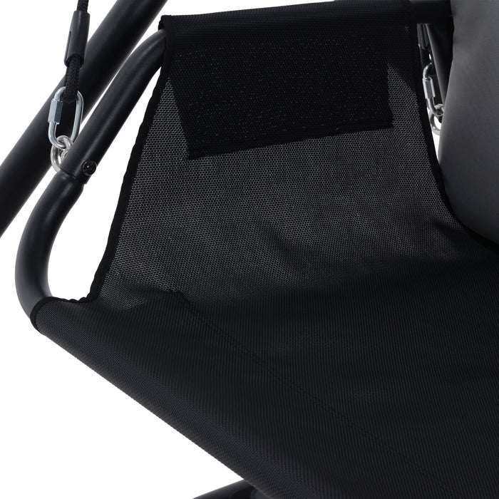 Deko Living Outdoor Patio Swing Chair with Canopy