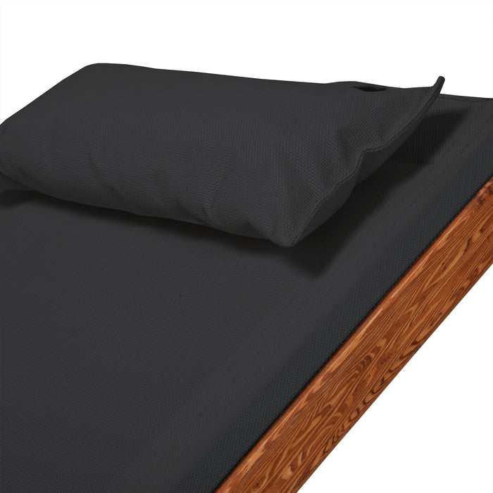 Deko Living Outdoor Lounge Chair - Black