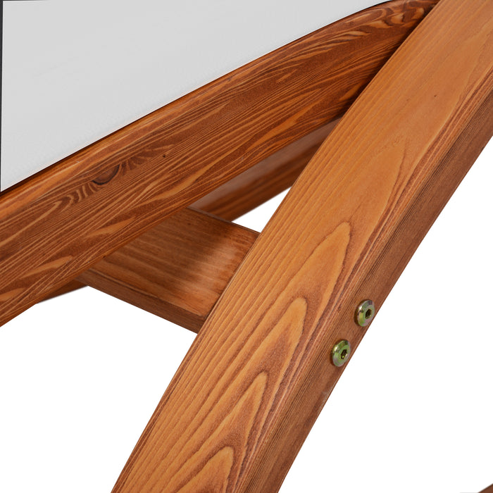 Deko Living Outdoor Lounge Chair - White