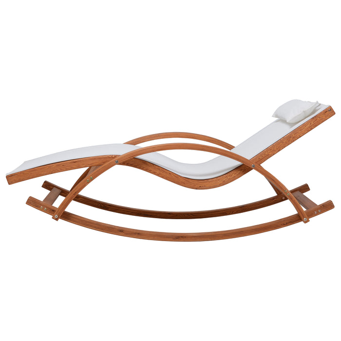 Deko Living Outdoor Lounge Chair - White