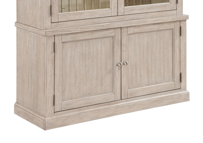 Corsa 47.5” Curio Cabinet – Light Grey Oak 