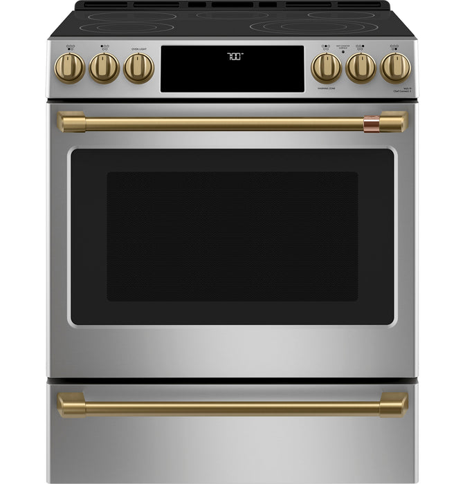 Café Brushed Brass Handle and Knob Kit for Range - CXFCEHKPMCG