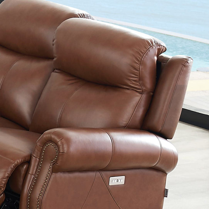 Hydeline Royce Power Reclining Sofa - Brown