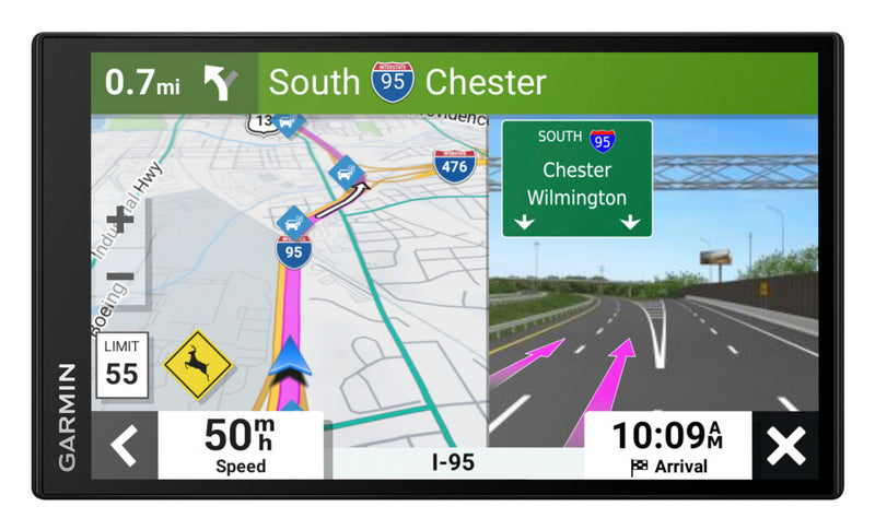 Garmin Drivesmart™ 76 Mt Gps Navigator Dash Cam - For Vacation With Voice Assist And 7\" Display