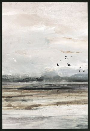 By the Lake I Framed Acrylic Painting - 25.25