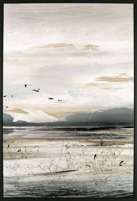 By the Lake II Framed Acrylic Painting - 25.25\" x 37.25\"