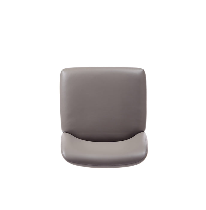 Manhattan Comfort Serena Faux Leather Dining Chair - Grey