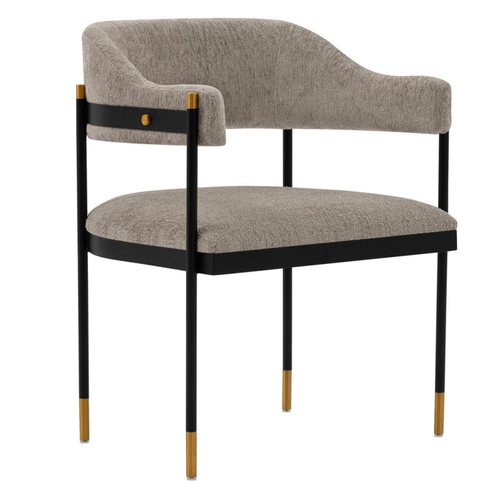 Manhattan Comfort Modern Lia Chenille Dining Chair - Stone