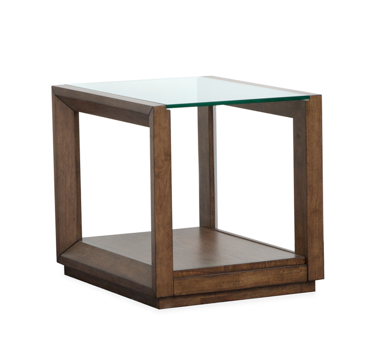 Drover 22\" End Table with Storage - Cinnamon 