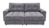 Scott Living Elevate Modular 82\" Chenille Fabric Loveseat with Power Sliding - Grey