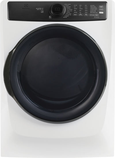 Electrolux  8.0 Cu. Ft. Front Load Perfect Steam™ Gas Dryer  -  Matte White -  ELFG7738MW | Electrolux Sécheuse à gaz Perfect Steam™ à chargement frontal avec LuxCare® Dry et rafraîchissement instantané – 8,0 pi³ - ELFG7738MW