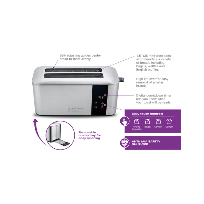 Salton Countdown 4-Slice Digital Toaster - ET2108