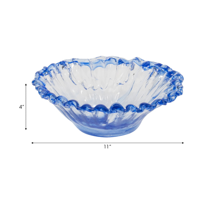 11\" Harrison Large Bowl - Blue