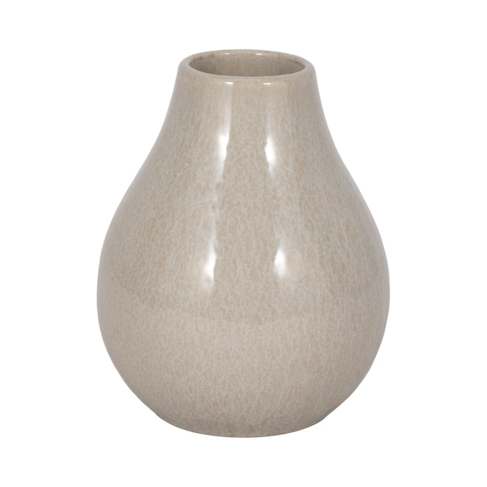 7\" Gargarin Decanter Vase - Grey