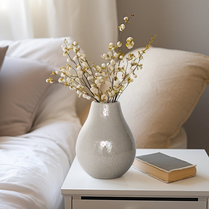 7\" Gargarin Decanter Vase - Grey