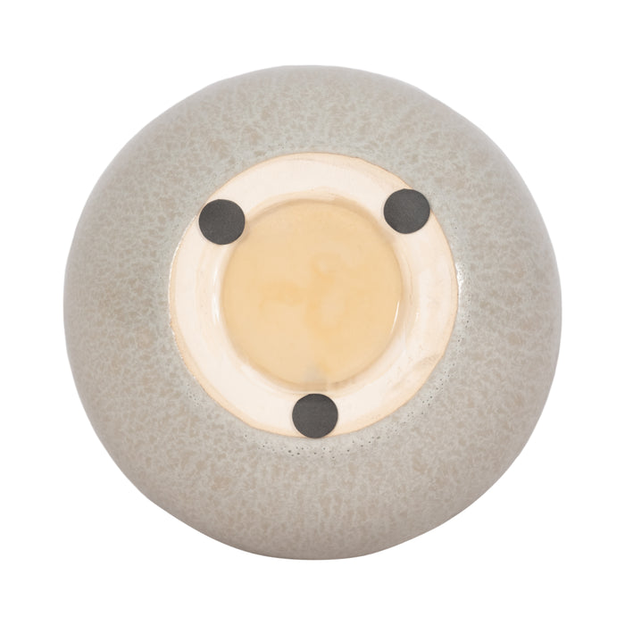 7\" Gargarin Decanter Vase - Grey