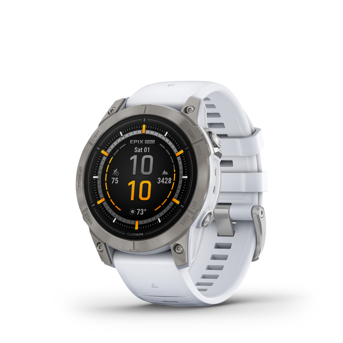 Garmin Epix™ Pro Gps Smartwatch - Health Tracking With Amoled Display, 47mm - Titanium/orange