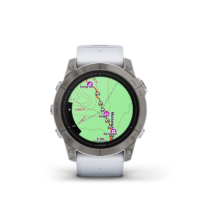 Garmin Epix™ Pro Gps Smartwatch - Health Tracking With Amoled Display, 51mm - Titanium/whitestone