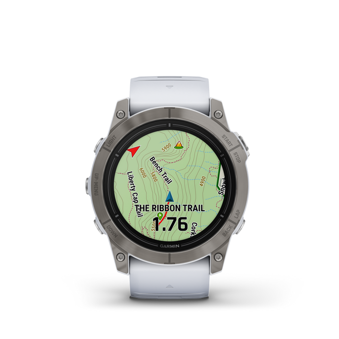 Garmin Epix™ Pro Gps Smartwatch - Health Tracking With Amoled Display, 51mm - Titanium/whitestone