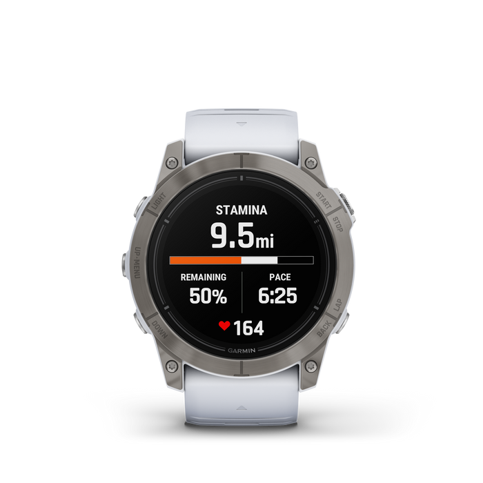 Garmin Epix™ Pro Gps Smartwatch - Health Tracking With Amoled Display, 51mm - Titanium/whitestone
