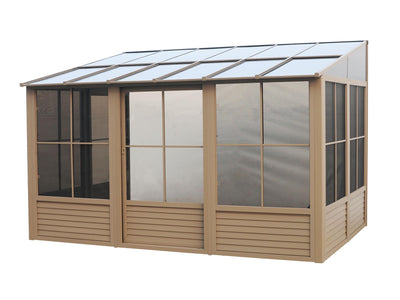 Gazebo Penguin Florence - Wall Mounted Solarium 8x12 Polycarbonate Roof|Gazebo Penguin Florence - Solarium mural 8x12 Toit de polycarbonate