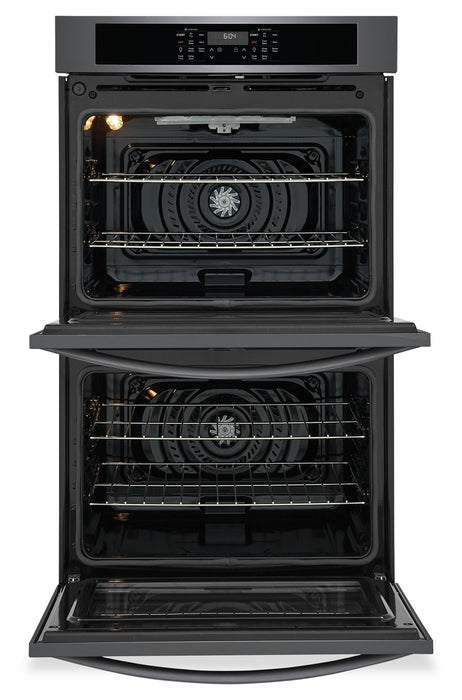 Frigidaire 30'' Double Wall Oven – Black Stainless Steel - FCWD3030AD