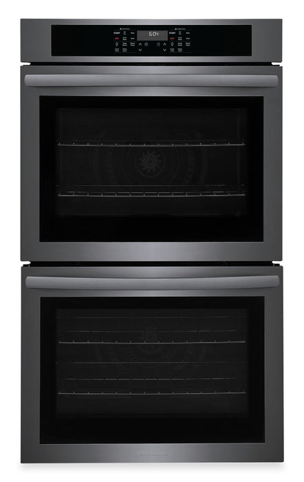 Frigidaire 30'' Double Wall Oven – Black Stainless Steel - FCWD3030AD