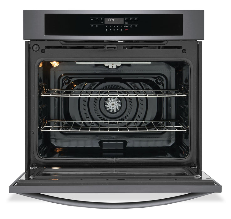  Frigidaire 30'' Electric Single Wall Oven – Black Stainless Steel - FCWS3030AD