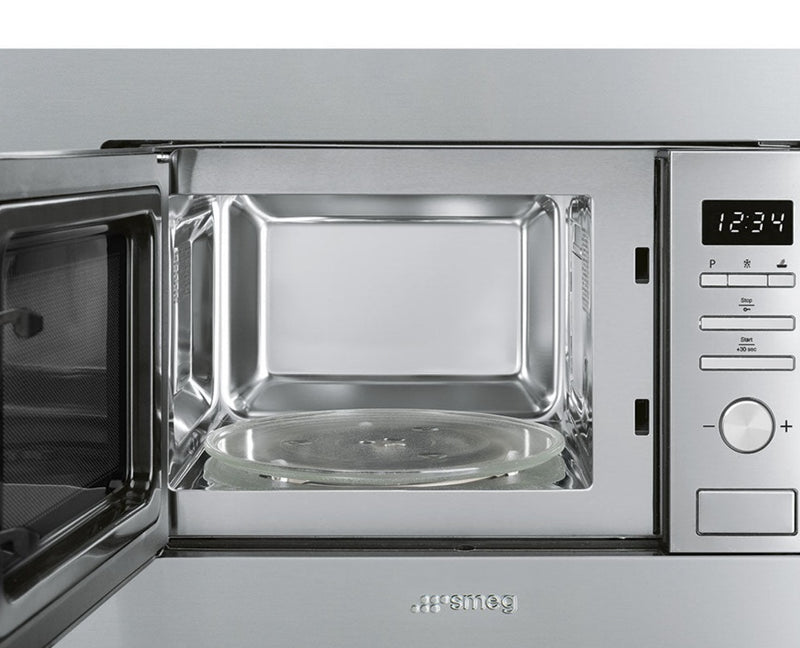 Smeg 0.7 Cu. Ft. Built-In Microwave with Trim Kit - FMIU020X