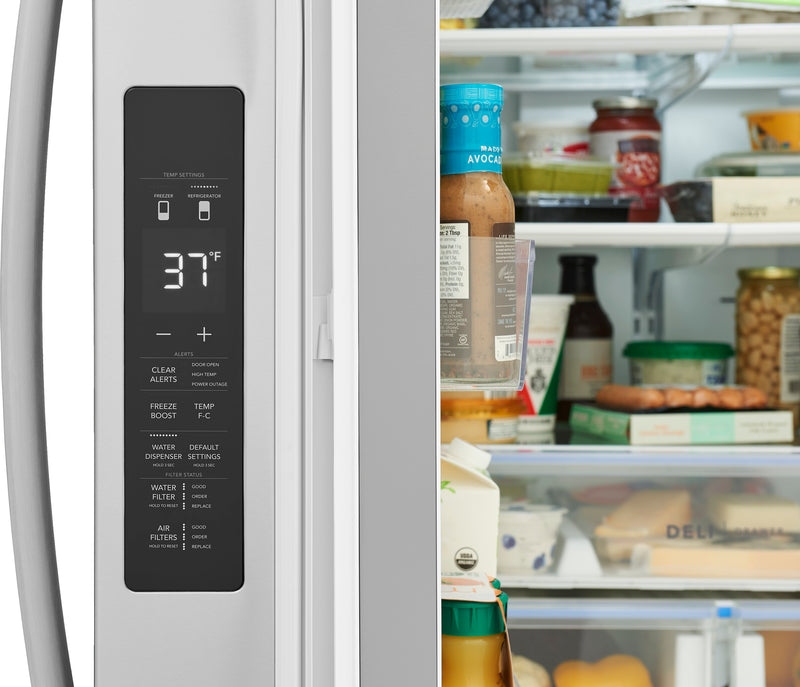 Frigidaire 36\" 29 Cu. Ft. Standard-Depth French Door Refrigerator – Fingerprint Resistant Stainless Steel - FRFN2913BV