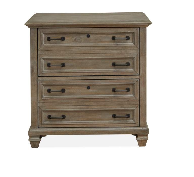 Gerrard 31\" Filing Cabinet with Locking Drawers - Dovetail Grey