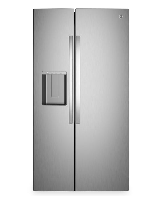 GE 27.7 Cu. Ft. Side-By-Side Refrigerator - Fingerprint Resistant Stainless - GSS28PYYFS 