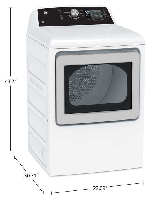 GE 7.4 Cu. Ft. Electric Dryer with SaniFresh Cycle - White - GTD68EBMRWS