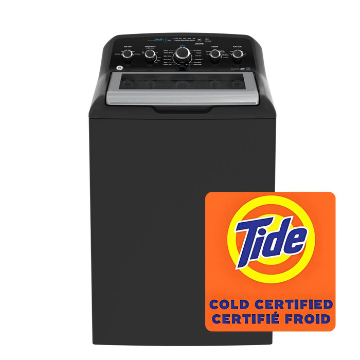 GE 4.9 Cu. Ft. Top Load Agitator Washer - Diamond Grey - GTW491BMRDG