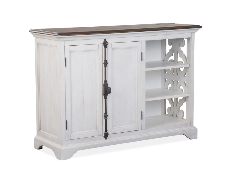 Milson 52\" Filing Cabinet with Adjustable Shelves - Alabaster
