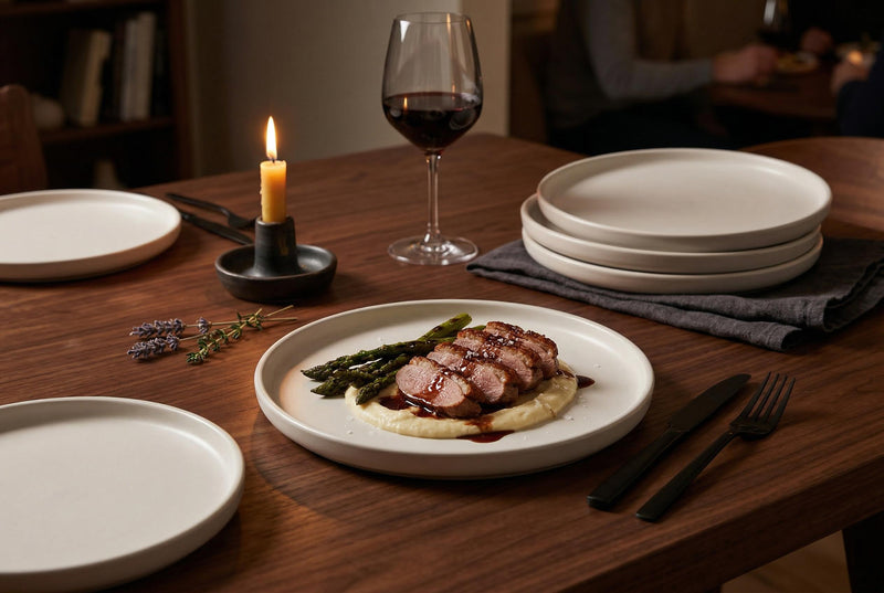 S&Co Gourmet Lisbon Stoneware Dinner Plates