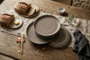 Gaia 4-Piece Stoneware Dinner Plate Set | Ensemble de 4 Grandes Assiettes Gaia en Gres