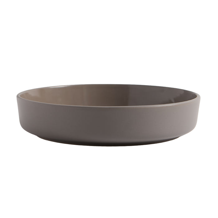 Gaia Stoneware Dinner Bowls, Set of 4, 22cm (8.6-inch) 