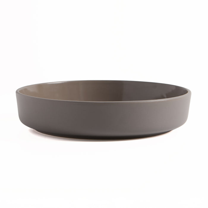 Gaia Stoneware Dinner Bowls, Set of 4, 22cm (8.6-inch) 