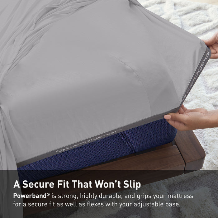 BEDGEAR Hyper-Linen™ Performance 4-Piece King Sheet Set - Light Grey